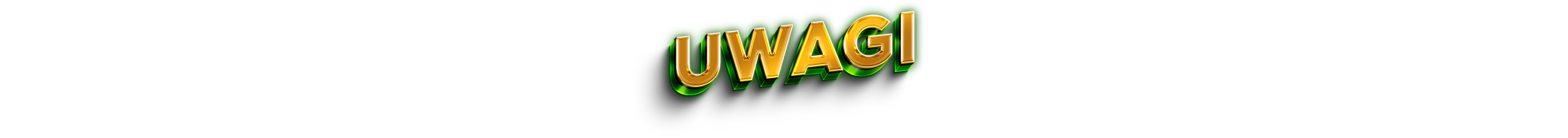 złoty napis "uwagi"