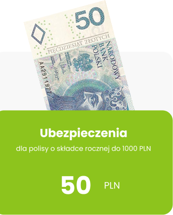 banknot 50 zł z napisem